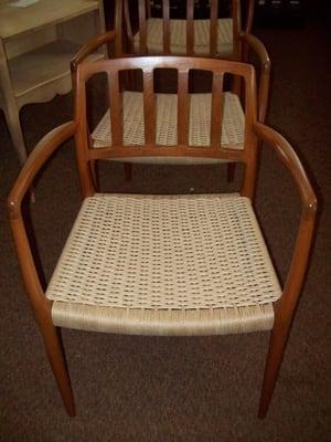 Danish Chair w/ New Danish Cord Seat.