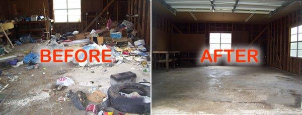 Before & After of another garage in Kennesaw