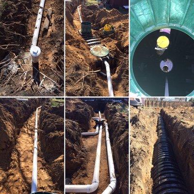 Septic system installation