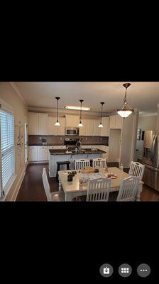 Finished kitchen