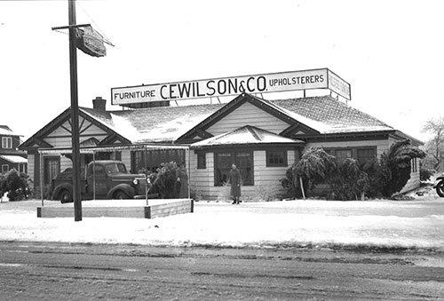 Our longtime home in Wallingford. This photo taken circa 1940.