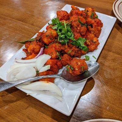 Hyderabad special cauliflower appetizer