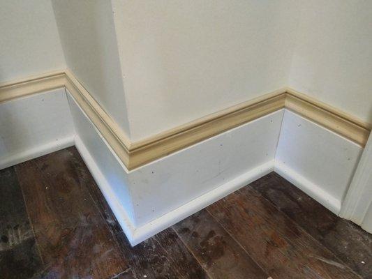 #trim, #shoemolding, #baseboard installation