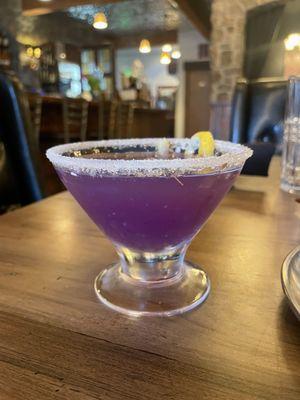 Lavender lemon martini