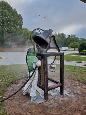 Helped Morris Chapel United Methodists Churches, bell