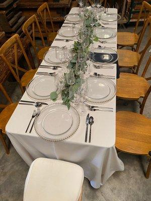 What our wedding tables were supposed to look like (the look we wanted)