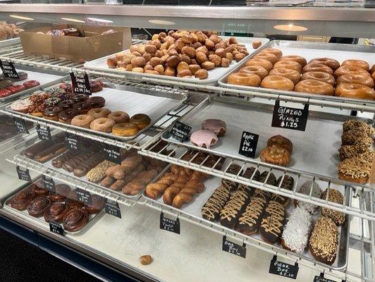 Plenty of donuts to choose from!