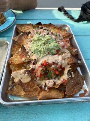 Baja steak nachos