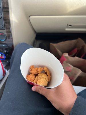 8$ worth of Chicken Tenders (5 ea.)