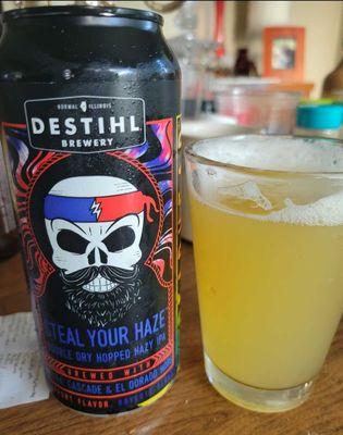 The Steal Your Haze from the Deadhead IPA series.