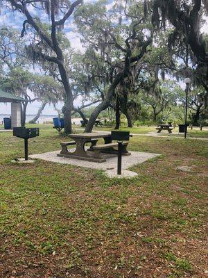 One of the Picnic areas with grills