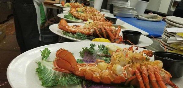 Baked Stuffed Lobster at Governor Francis Inn Restaurant