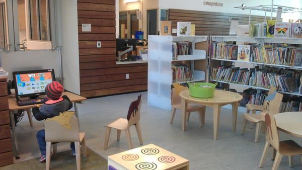 Children's area at BPL-West