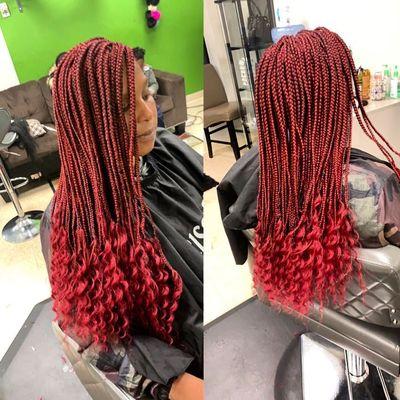 Box braid by Nandy don't wait