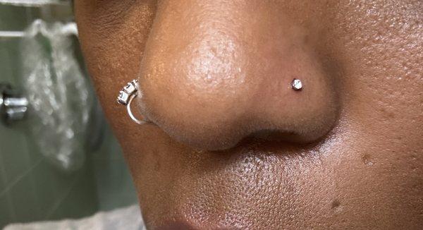 Nose piercing