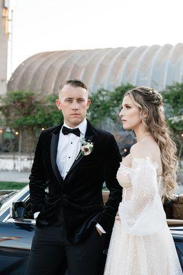 Bridal Hair and Makeup, and men's styling by Heads Will Roll Salon