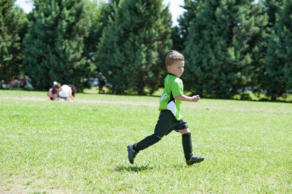 Soccer helps train players physically, as well as teaching teamwork and good sportsmanship.