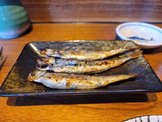 Grilles shishamo!