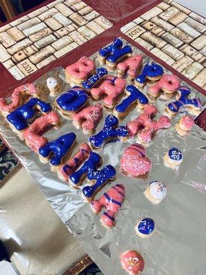 Custom made donuts