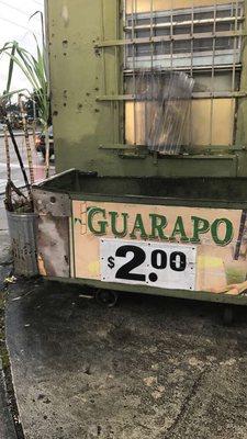 $2 guarapo! This place is as authentic as it gets