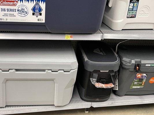 COOLERS ARE PRICED WRONG AND