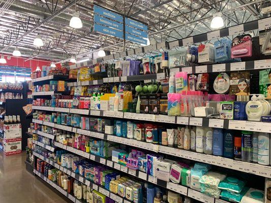 Toiletries and feminine products