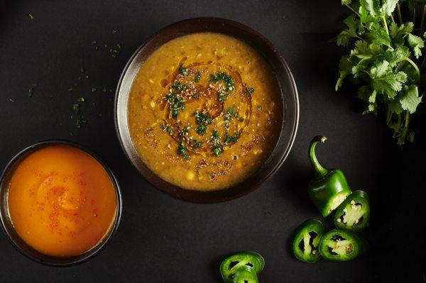 Lentl & Buttenut Squash Soups