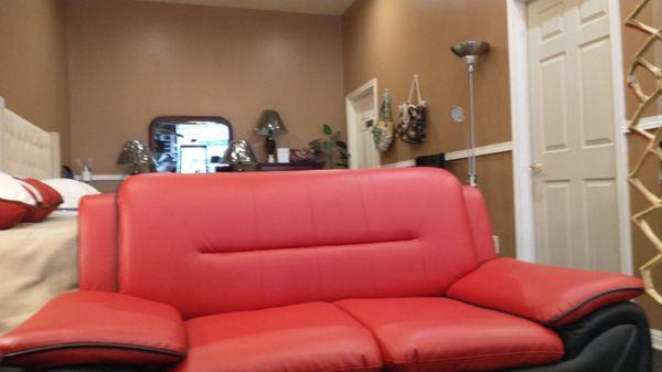 Red couch