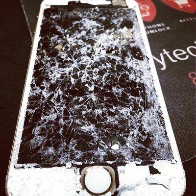 Broken iPhone screen