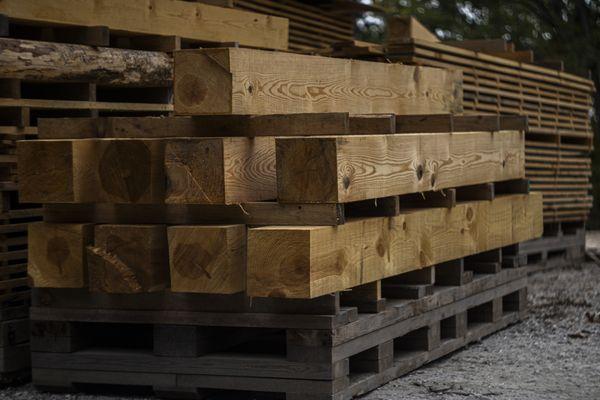 8" x 8" x 12' timbers ready for your next project