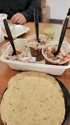 Ceviche tostada