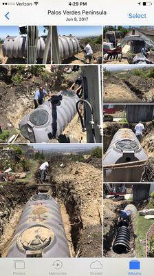 Bob & Marc Plumbing Installing a septic system