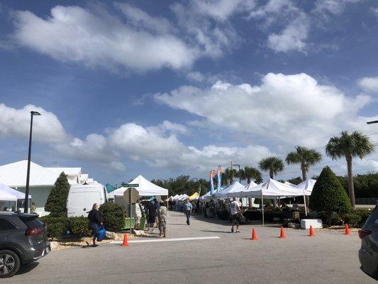 Farmers Market on Saturdays in their parking lot