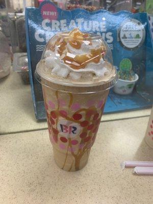 Cappuccino Blast with caramel