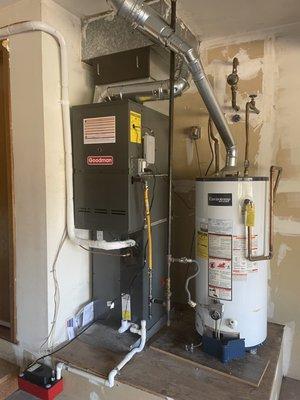 Furnace and heat pump replaced