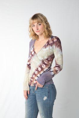 Fitted Crossover Top shown in Imaginative