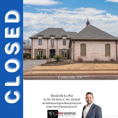 Cheers to David De La Paz and our fantastic clients on securing their new home! Reach out at 901.708.4018 to start your own journey today.