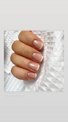 Classic french manicure