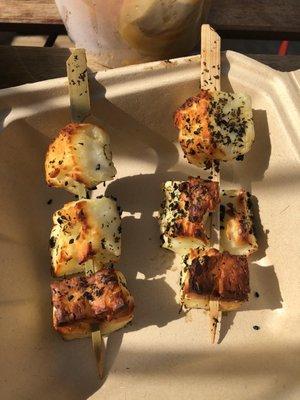 $12 for bite size skewer of cheese. Outrageous.