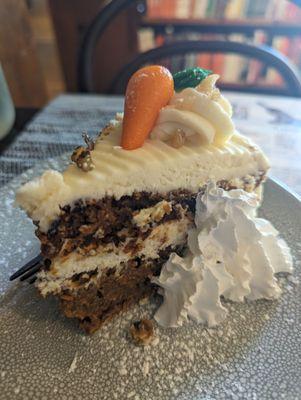 Carrot cake slice