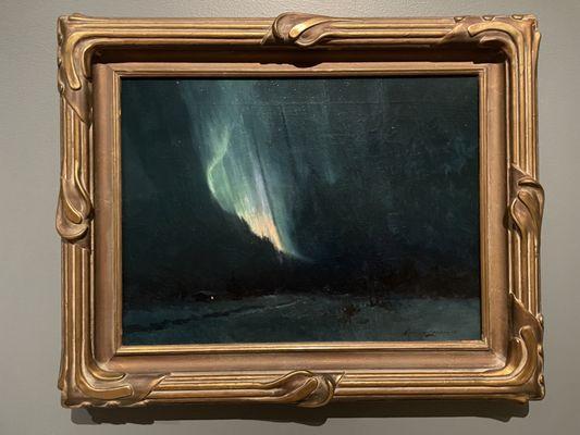 Aurora on canvas