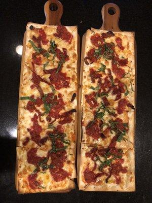 Sundried tomato flatbreads