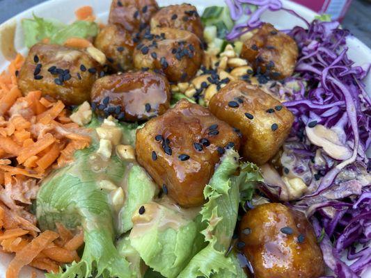 Crispy Tofu Asian Salad