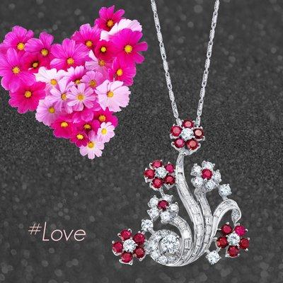 Whimsical and sweet... rubies are perfect for any occasion