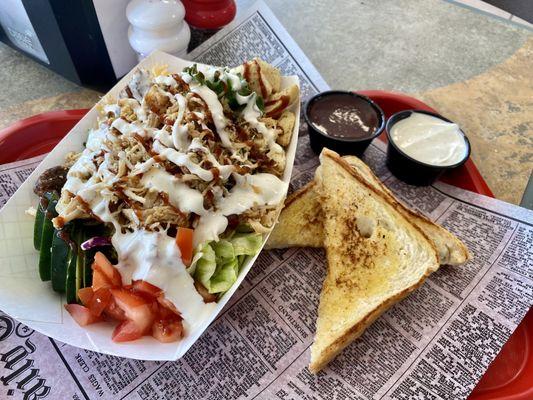 House Salad with Smoked Chicken