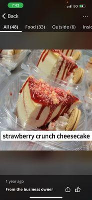 STRAWBERRY  CHEESECAKE