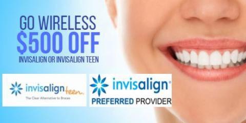 Invisalign Promotion:  $500 off the week of August 19 to 23, 2019.