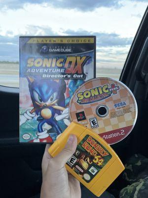 Sonic Adventure DX Directors Cut, Sonic Collection Plus, Donkey Kong 64