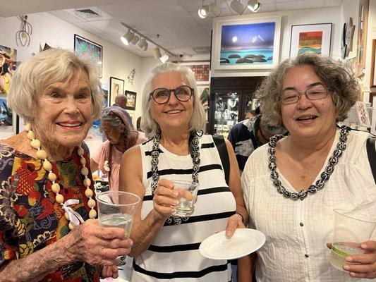 Artists Ann, Brenda and Mary