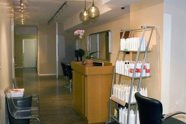 michael christopher hair studio interior